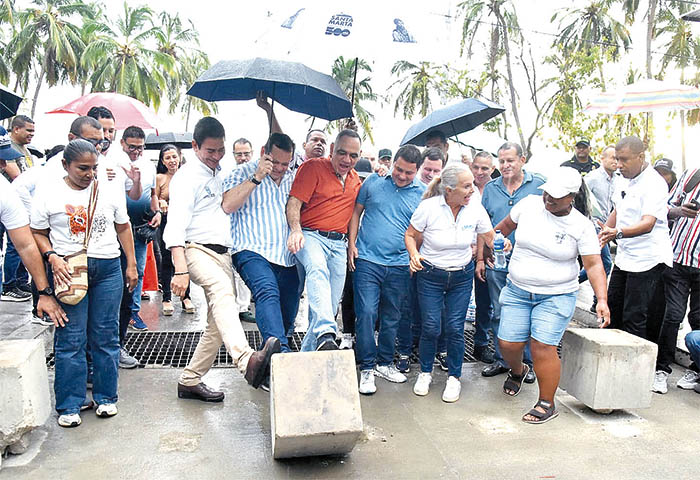 Se inició recuperación de la Carrera 1ra de El Rodadero