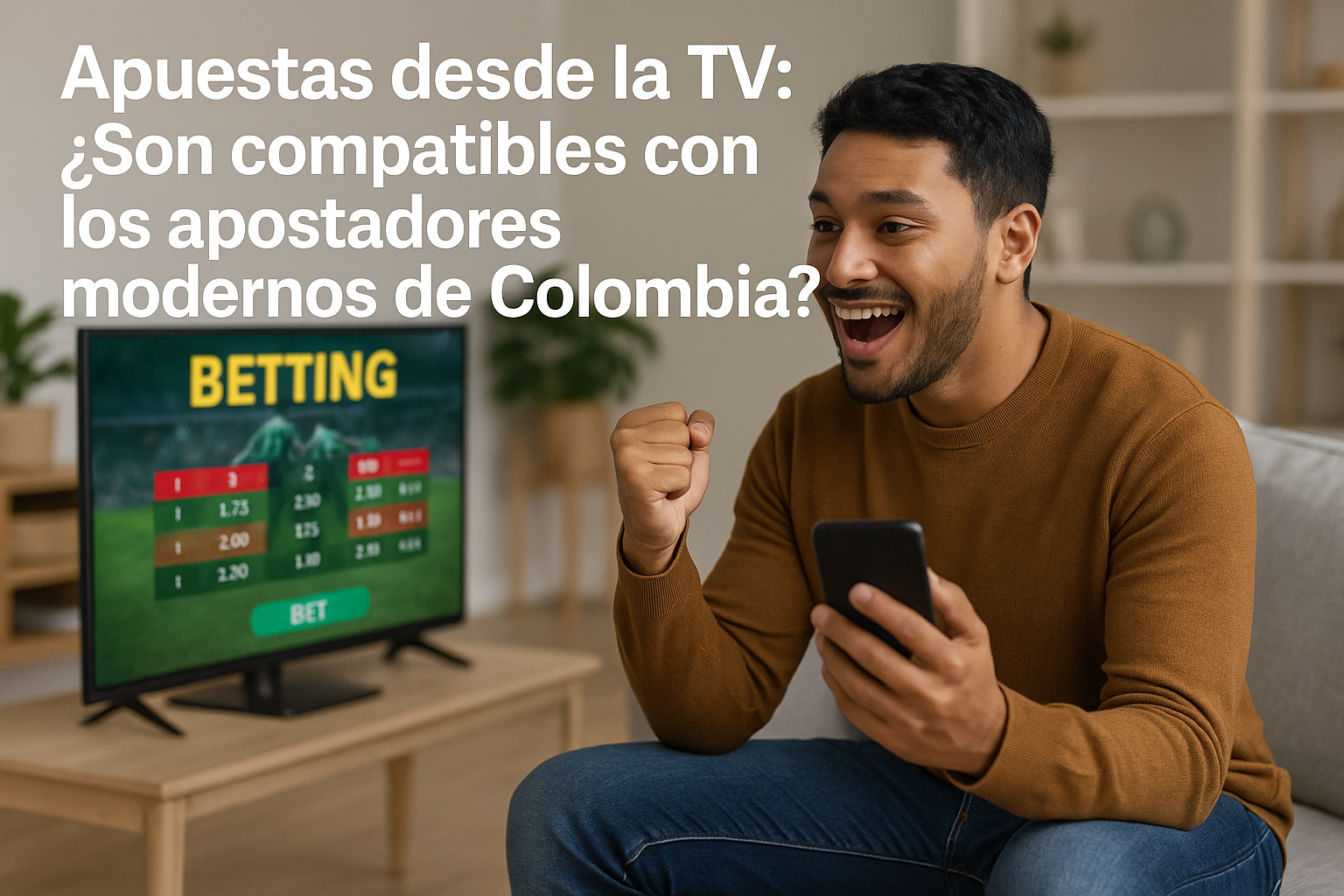 Apuestas desde la TV: ¿Son compatibles con los apostadores modernos de Colombia?