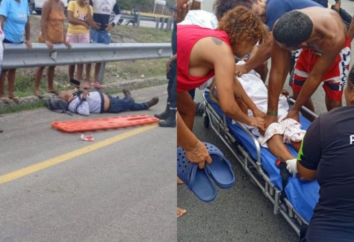 Choque de motos dejó 3 heridos
