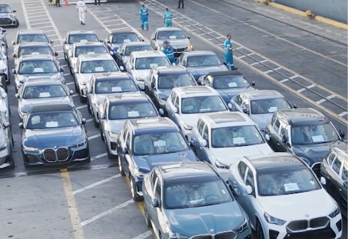 361 vehículos de alta gama llegaron por el Puerto Samario
