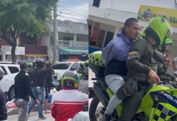 EN VIDEO: Policía capturó a dos presuntos ladrones en El Pando