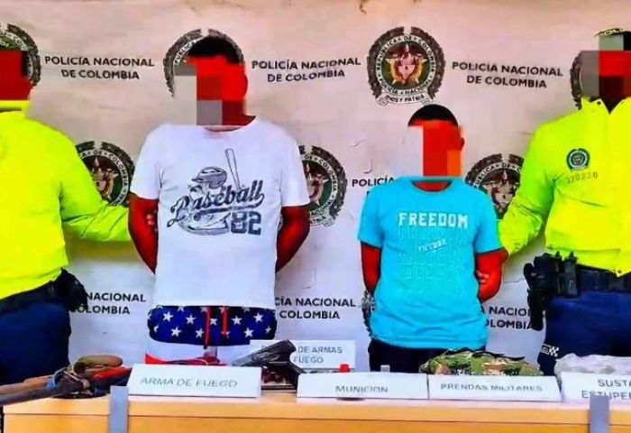 Dos capturados por acciones delictivas en Ciénaga