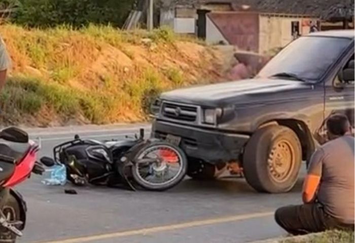Preventista quedó herida tras ser arrollada por un camión en Cienaga