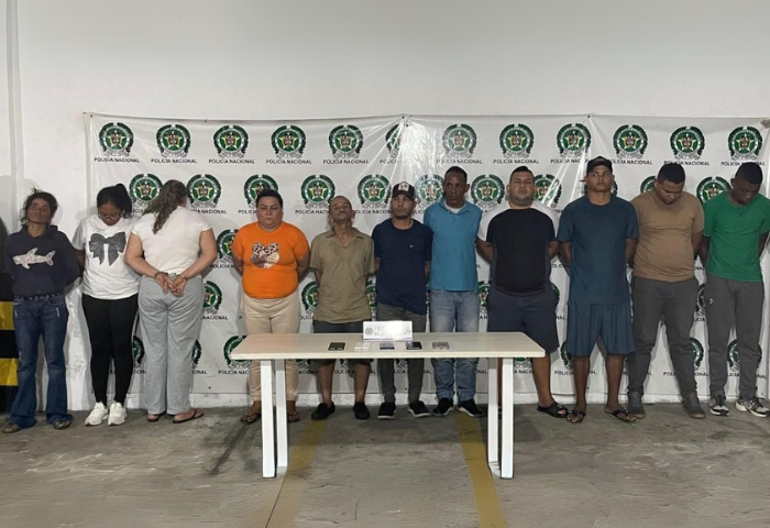Capturados once presuntos integrantes de ‘Los Pepes’ por extorsión