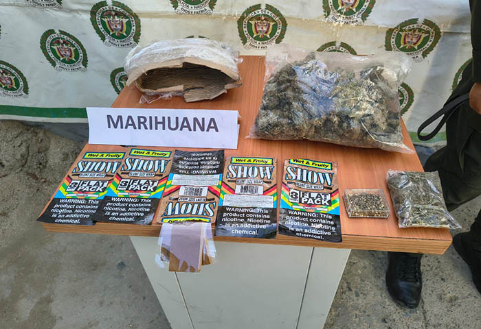 ‘Fox’, halló 500 dosis de marihuana en encomienda