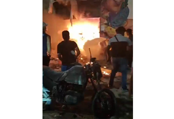 Atentado con moto bomba deja a cinco civiles heridos