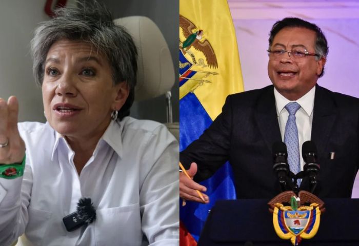 “Tú posición demuestra cómo te deslizaste en un tobogán a la derecha”: presidente Petro a Claudia López