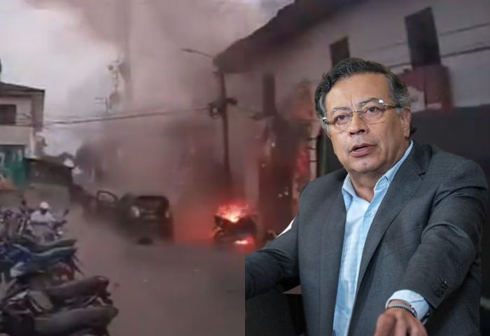 Petro lamentó asesinato de dos policías y condenó ataque con ´motobomba´