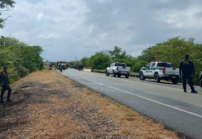 Frustran asalto a carro de valores en la vía Riohacha–Santa Marta