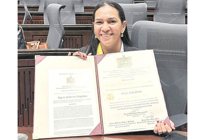 Liga de Fútbol del Magdalena recibió reconocimiento