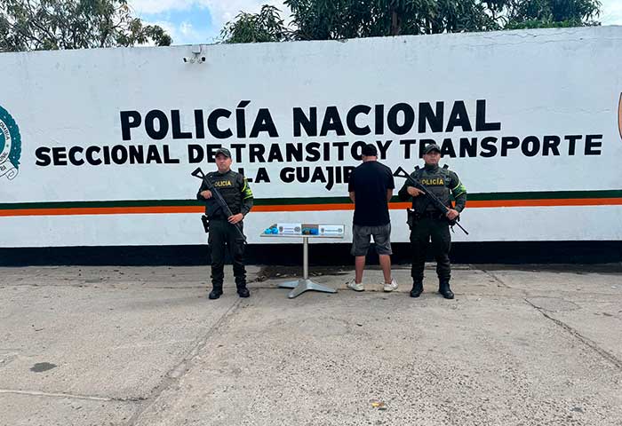 Capturado con marihuana y cocaína en la vía Palomino - Riohacha