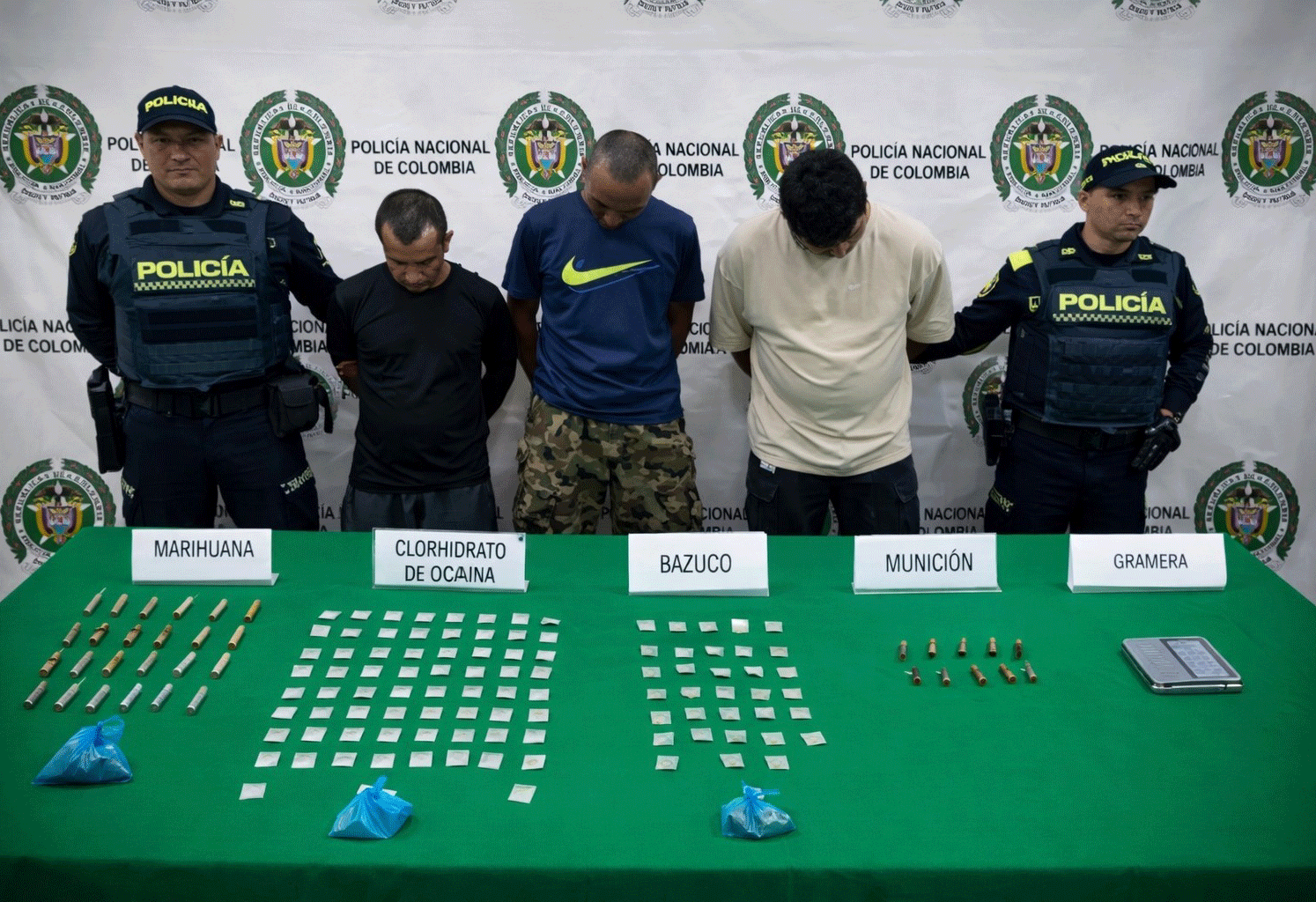 Policía capturó a tres ‘jíbaros’ en Santa Marta