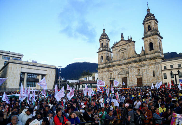 Estos son los puntos por donde transitarán marchas de hoy en Bogotá