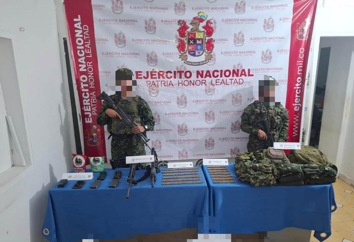 Ejército dio de baja a ‘Guajiro’ y capturó a otro del Clan del Golfo