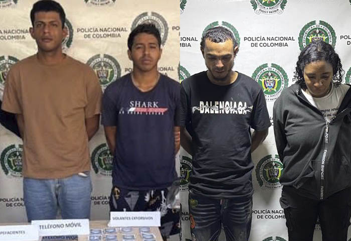 Legalizada captura de 4 de 'Los Pachencas'