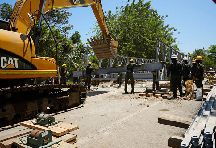 En 10 días entrará en operación el puente militar de Mendihuaca