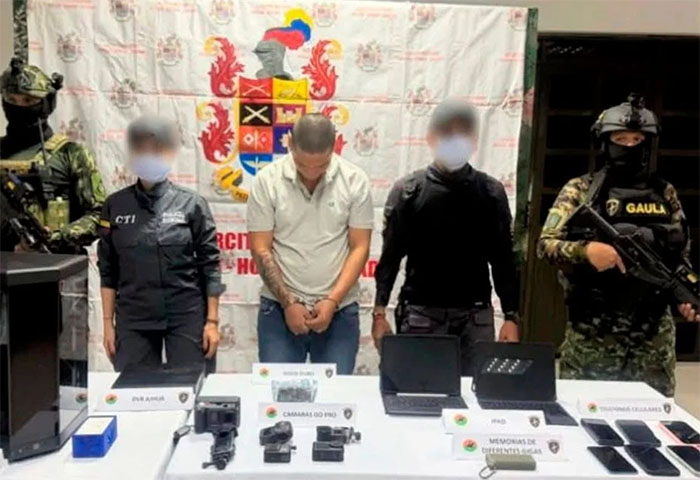 Ejército capturó a alias Fabián, miembro del ELN encargado de adecuar drones con explosivos para atentados en Arauca