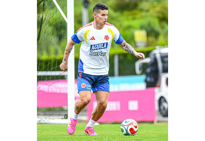 James sueña en grande con la Selección