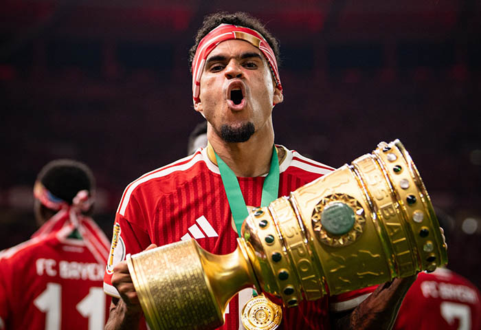 Luis Díaz, campeón de la Copa de Alemania