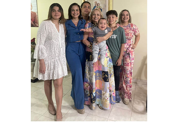 Sonia Noguera Gómez, feliz como madre y abuela