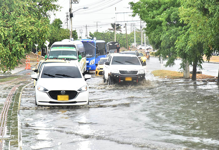 La lluvia comenzó a bajar la temperatura