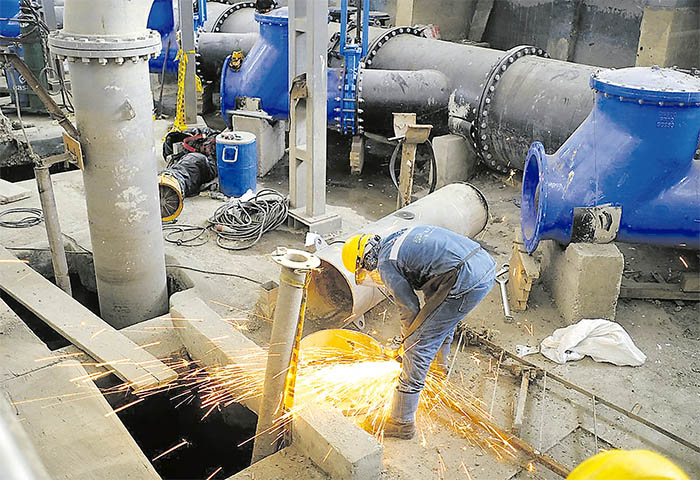 En un 95% avanzan las obras de la Ebar Norte